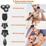 5-in-1 Electric Razor Shaver Men's Grooming - Tophatter Daily Deals
