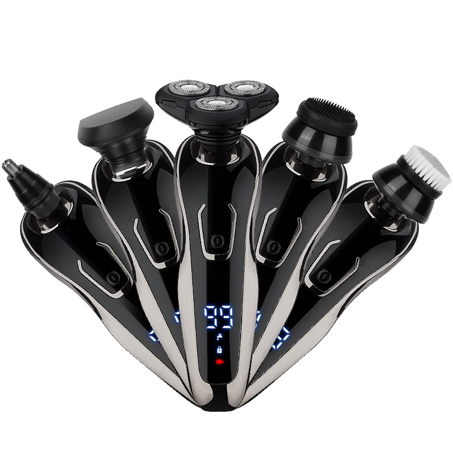 5-in-1 Electric Razor Shaver Men's Grooming - Tophatter Daily Deals
