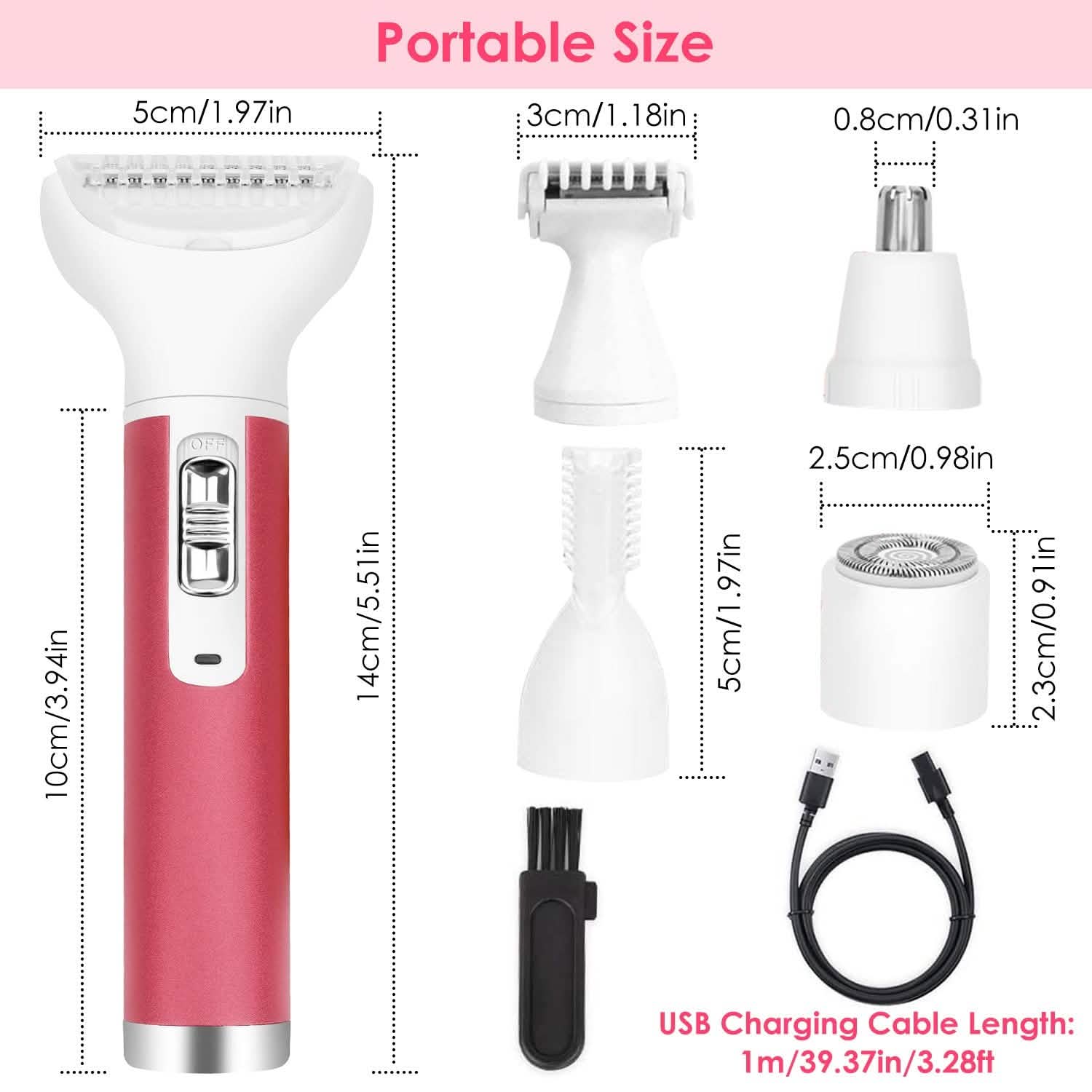 5-in-1 Lady Electric Razor Beauty & Personal Care - Tophatter Daily Deals