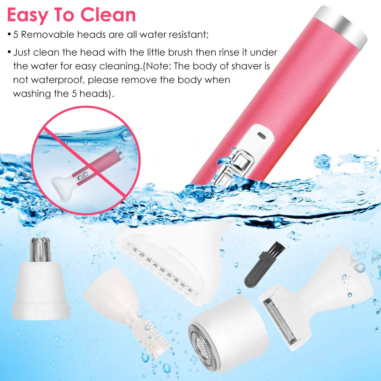 5-in-1 Lady Electric Razor Beauty & Personal Care - Tophatter Daily Deals