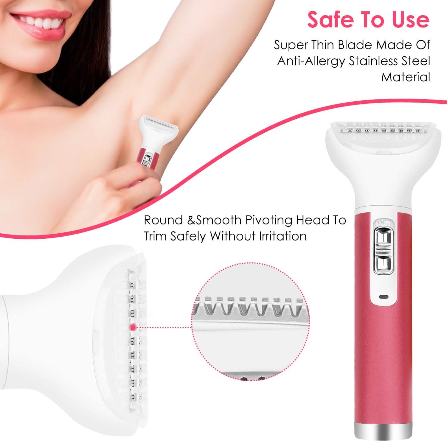 5-in-1 Lady Electric Razor Beauty & Personal Care - Tophatter Daily Deals