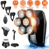 5-in-1 Rechargeable Cordless Trimmer Shaver Kit Men's Grooming - Tophatter Daily Deals