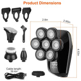 5-in-1 Rechargeable Cordless Trimmer Shaver Kit Men's Grooming - Tophatter Daily Deals