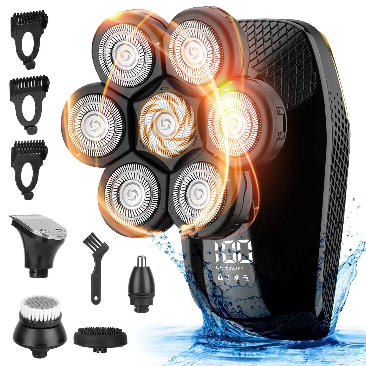 5-in-1 Rechargeable Cordless Trimmer Shaver Kit Men's Grooming - Tophatter Daily Deals