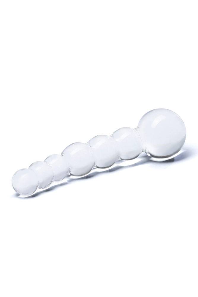 Gläs - Curved & Beaded - 5" Dildo - Clear Sex Toy - Tophatter Daily Deals