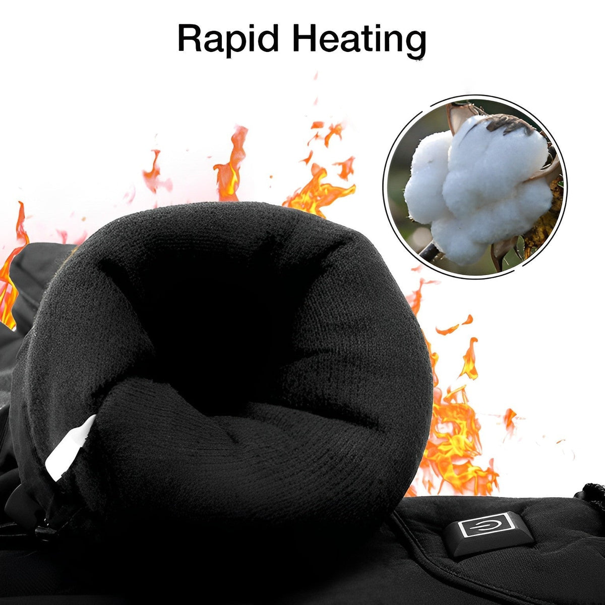 Heated Gloves Battery Heated Winter Gloves 8 Hour Warmth - Tophatter Daily Deals
