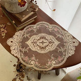 5-Pack: 3 Styles Vintage Lace Embroidery Placemat Wine & Dining - Tophatter Daily Deals