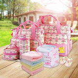 5-Pack: Baby Nappy Diaper Bag Set Baby Gear - Tophatter Daily Deals