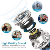 5-Pack: Earbuds Earphones with Microphone In-Ear Headphones - Tophatter Daily Deals