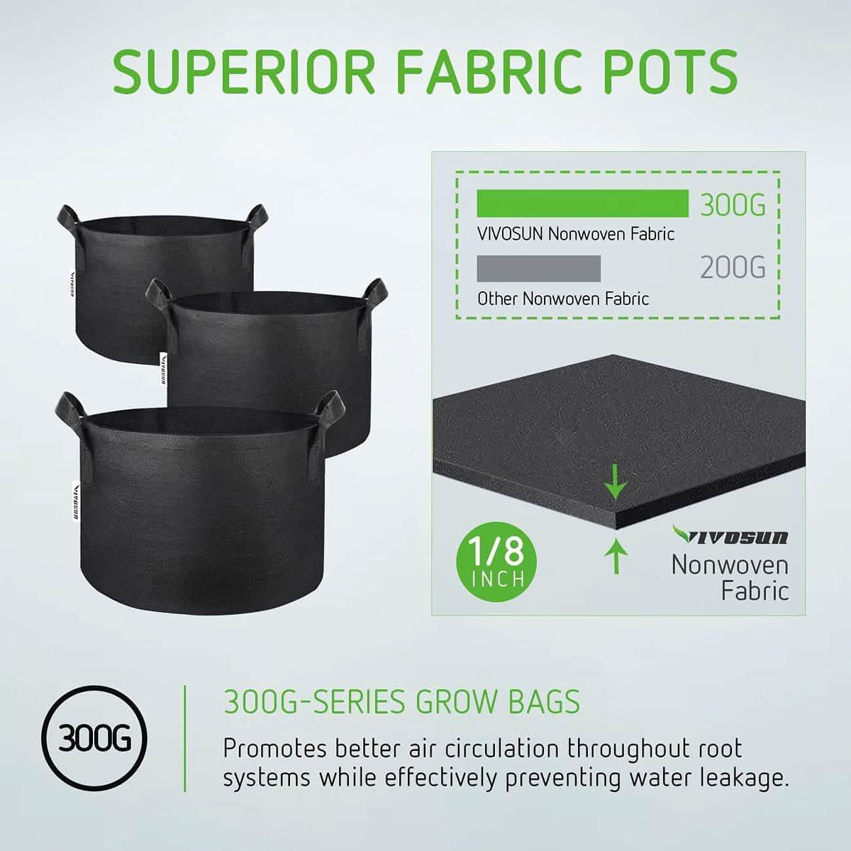 5-Pack: Plant Grow Bags Garden & Patio - Tophatter Daily Deals