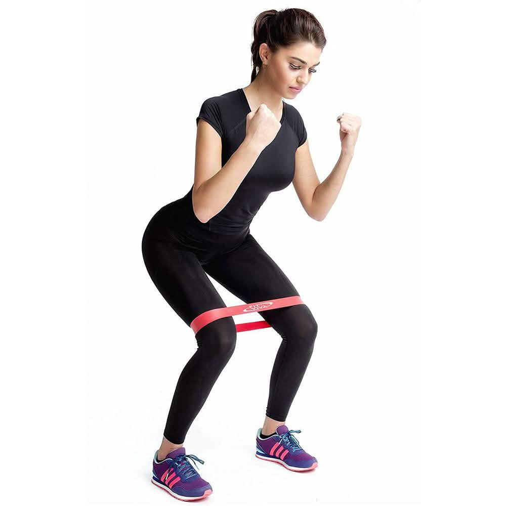 5-Pack: Precision Mini Exercise Bands Fitness & Exercise - Tophatter Daily Deals