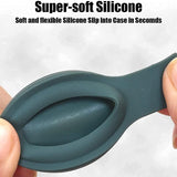 5-Pack: Silicone Airtag Holder with Anti-Lost Keychain Apple AirTag Case - Tophatter Daily Deals