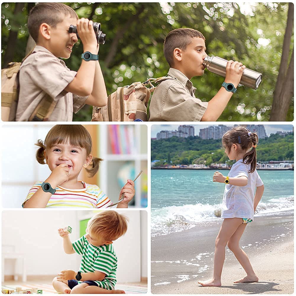 5-Pack: Silicone Airtag Holder with Anti-Lost Keychain Apple AirTag Case - Tophatter Daily Deals