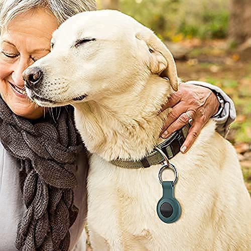 5-Pack: Silicone Airtag Holder with Anti-Lost Keychain Apple AirTag Case - Tophatter Daily Deals