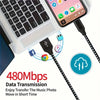 5-Pack: USB Type-C Fast Charging Cable Charging Cable - Tophatter Daily Deals