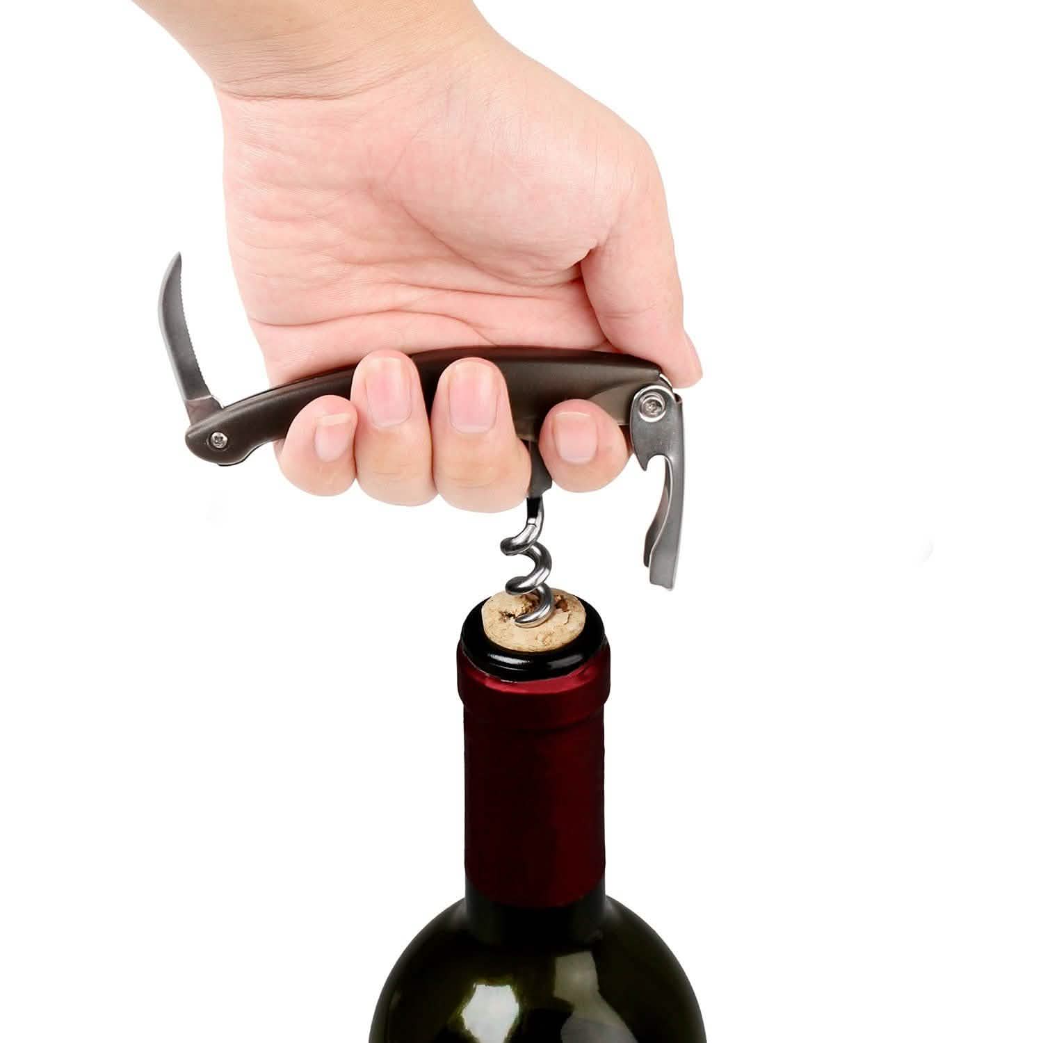 5-Pack: Wine Bottle Opener Set Wine & Dining - Tophatter Daily Deals