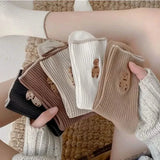 5-Pairs: Bear Embroidery Low Cut Ankle Socks Women's Socks & Hosiery - Tophatter Daily Deals