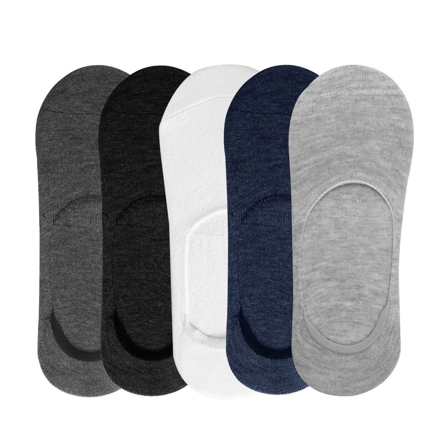 5-Pairs: Breathable No Show Boat Socks Non-Slip Women's Socks & Hosiery - Tophatter Daily Deals