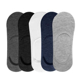 5-Pairs: Breathable No Show Boat Socks Non-Slip Women's Socks & Hosiery - Tophatter Daily Deals
