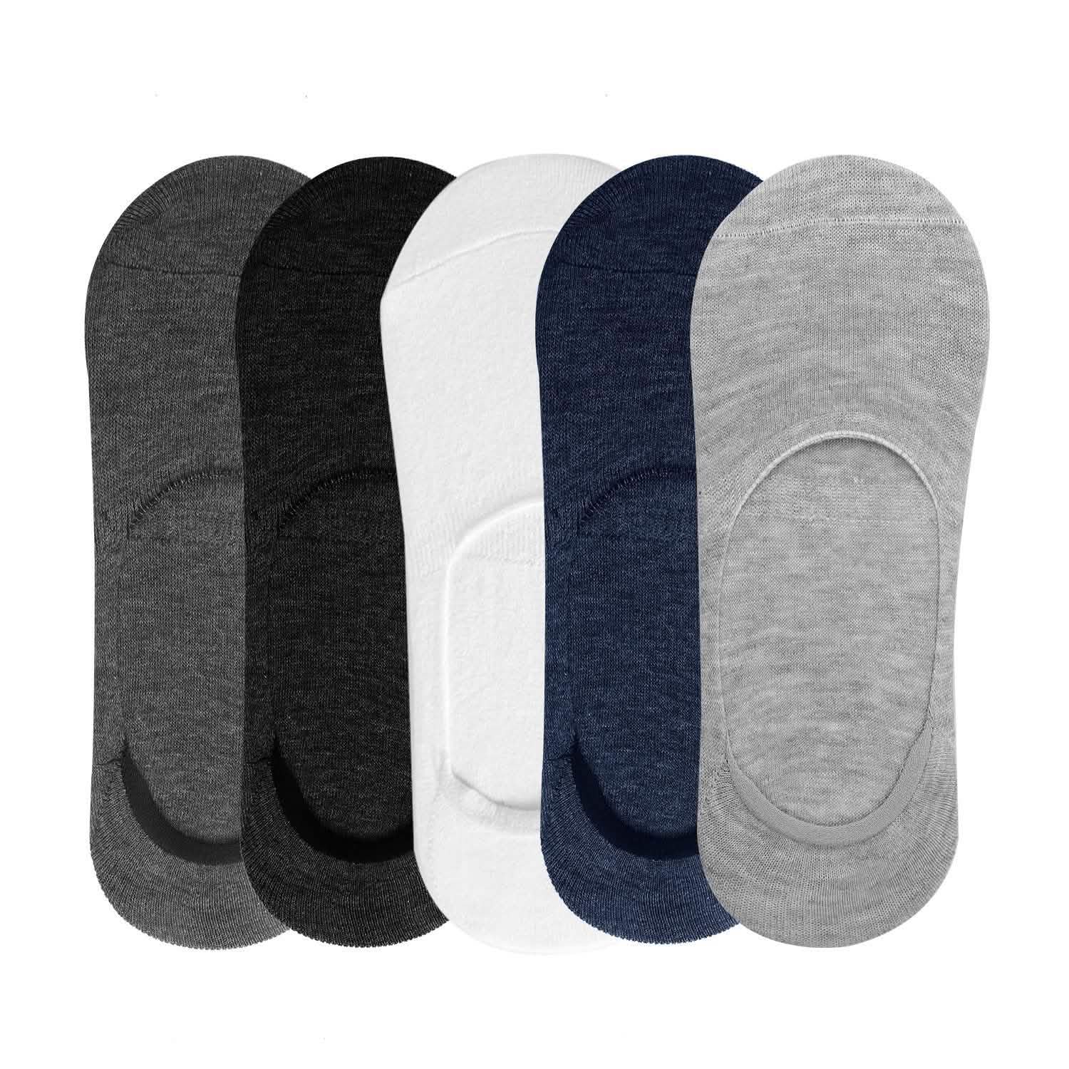 5-Pairs: Breathable No Show Boat Socks Non-Slip Women's Socks & Hosiery - Tophatter Daily Deals