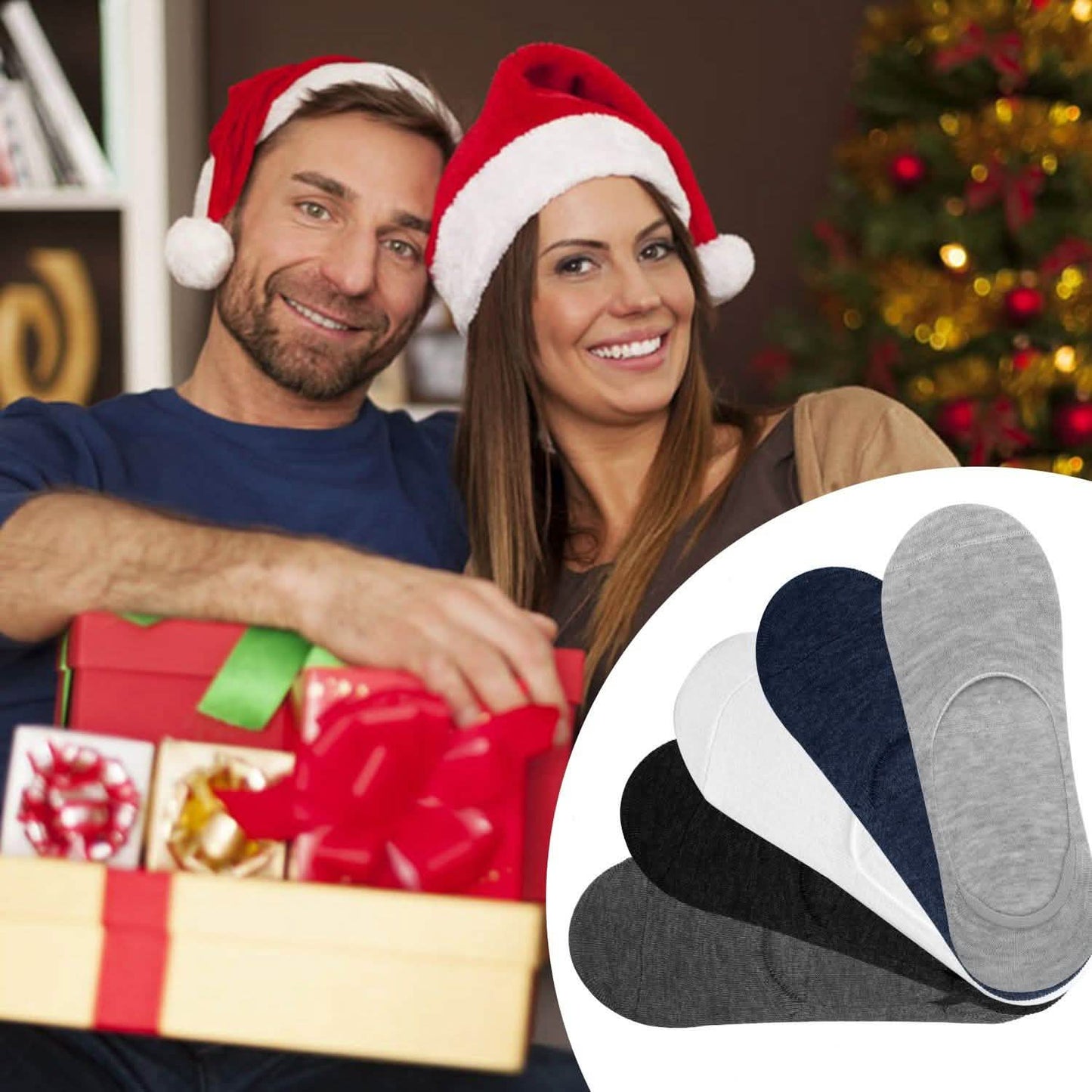 5-Pairs: Breathable No Show Boat Socks Non-Slip Women's Socks & Hosiery - Tophatter Daily Deals