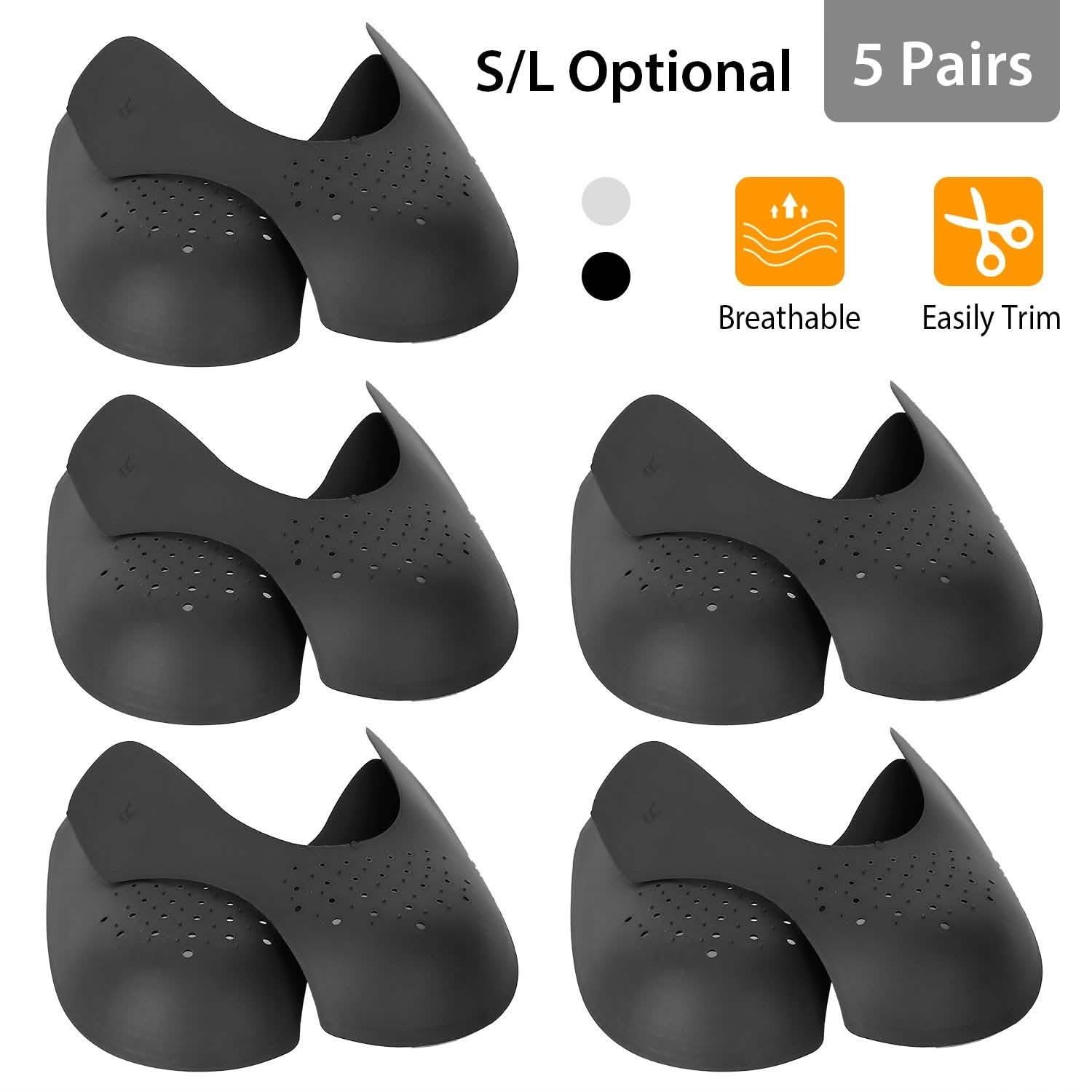 5-Pairs: Shoes Crease Protectors Everything Else - Tophatter Daily Deals