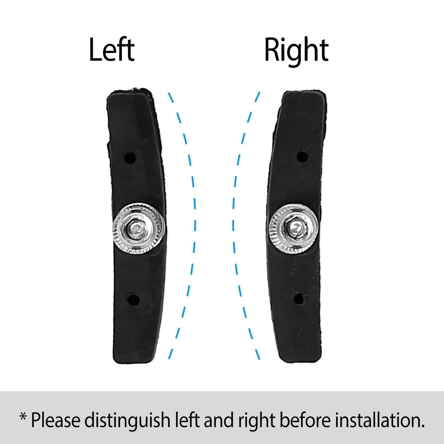 5-Pairs: V Bike Brake Pads Outdoor Recreation - Tophatter Daily Deals