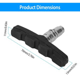 5-Pairs: V Bike Brake Pads Outdoor Recreation - Tophatter Daily Deals