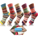 5-Pairs: Women's Winter Socks Women's Socks & Hosiery - Tophatter Daily Deals