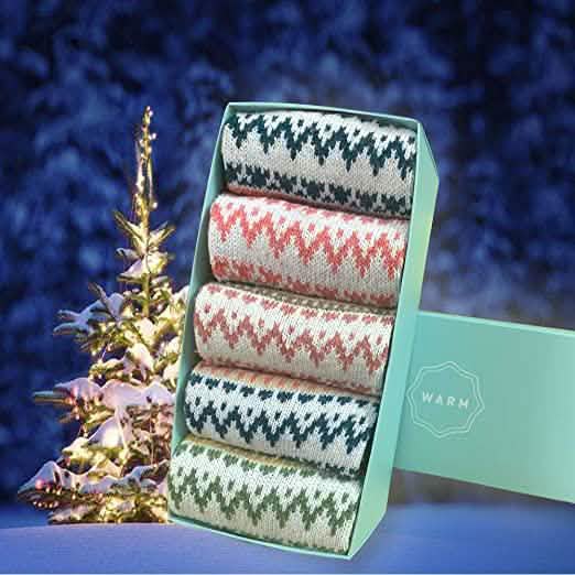 5-Pairs: Women's Winter Socks Women's Socks & Hosiery - Tophatter Daily Deals