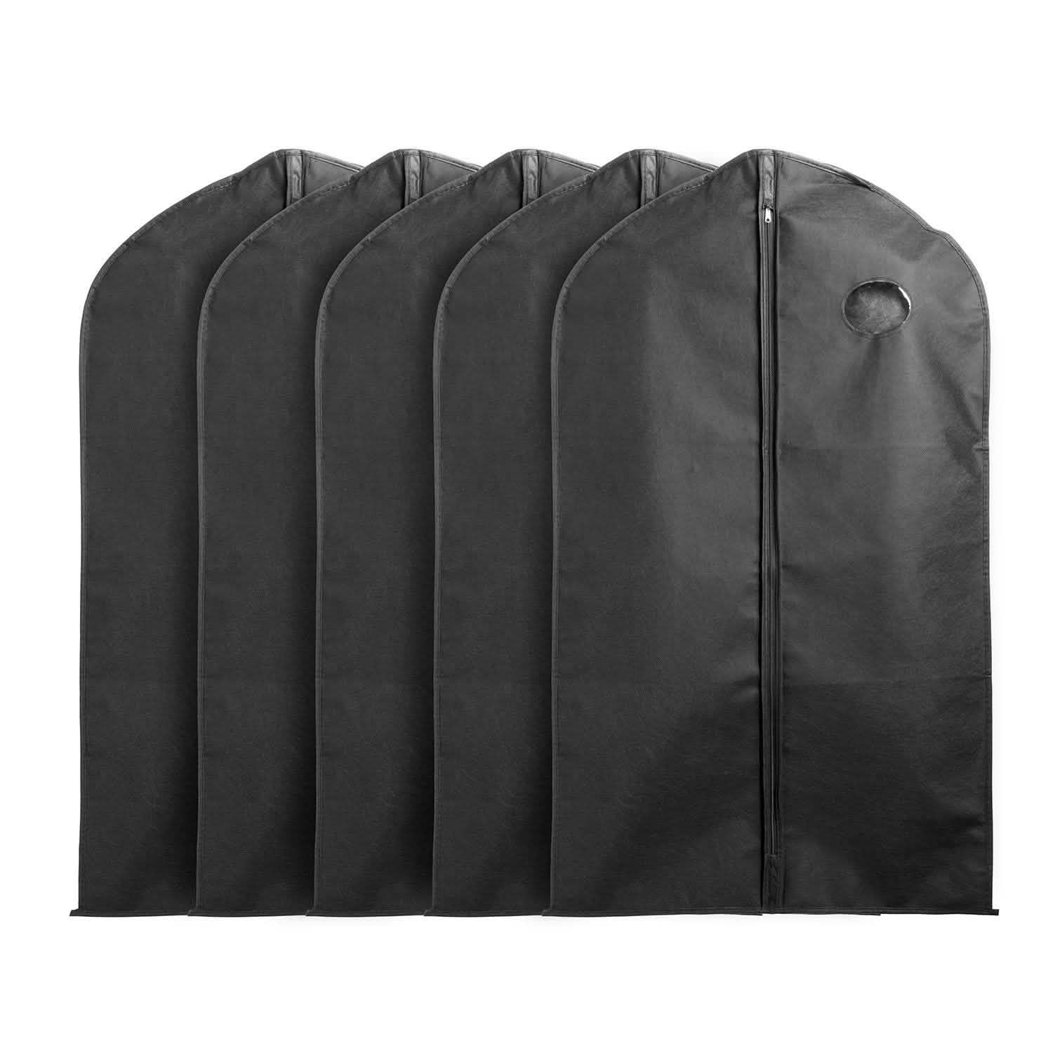 5-Piece: 39" Garment Bags Hanging Suit Bags Covers Storage & Organization - Tophatter Daily Deals