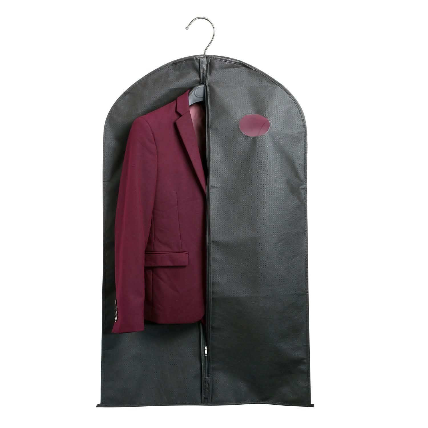 5-Piece: 39" Garment Bags Hanging Suit Bags Covers Storage & Organization - Tophatter Daily Deals