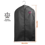 5-Piece: 39" Garment Bags Hanging Suit Bags Covers Storage & Organization - Tophatter Daily Deals