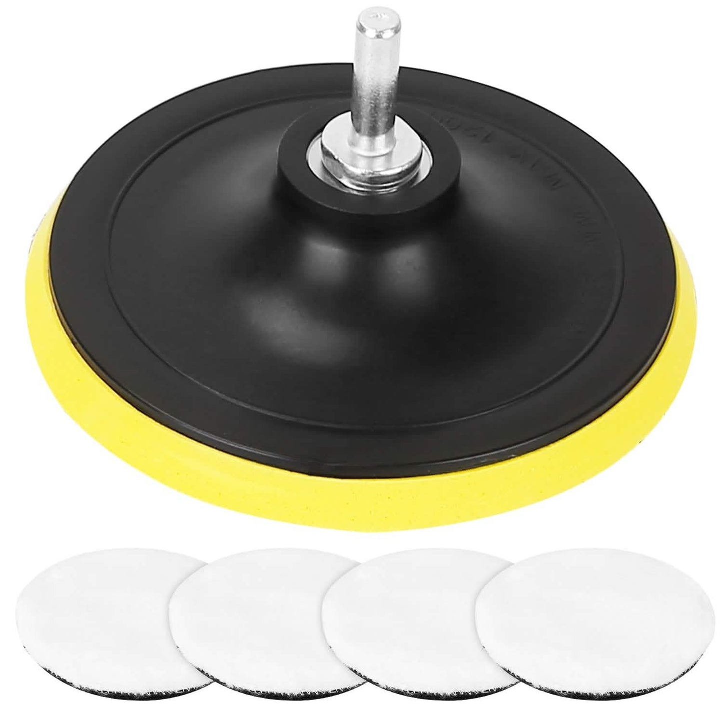 5-Piece: 6" Buffing Polishing Pads Automotive - Tophatter Daily Deals