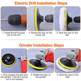 5-Piece: 6" Buffing Polishing Pads Automotive - Tophatter Daily Deals
