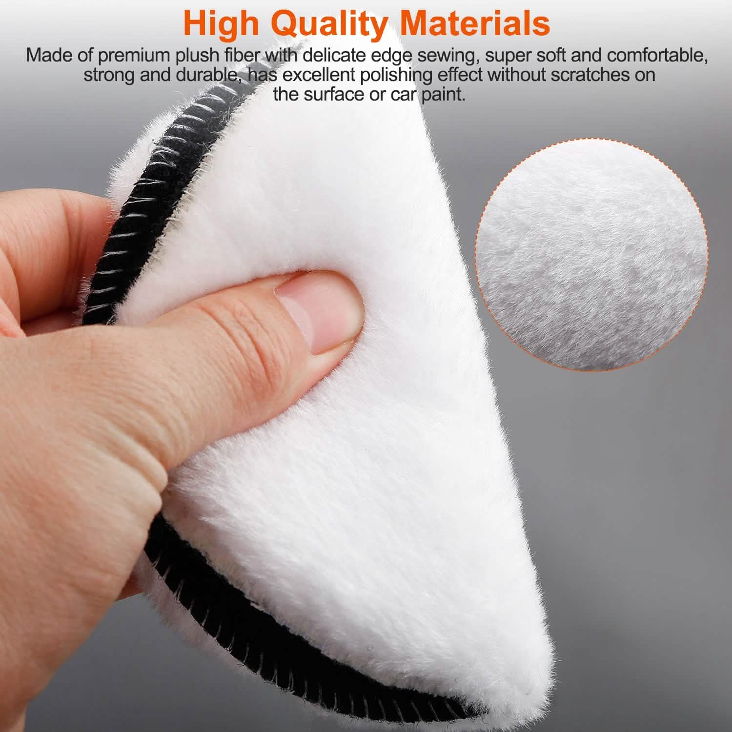 5-Piece: 6" Buffing Polishing Pads Automotive - Tophatter Daily Deals