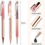 5-Piece: Bling Dynamic Liquid Ballpoint Pens School, Office & Art Supplies - Tophatter Daily Deals