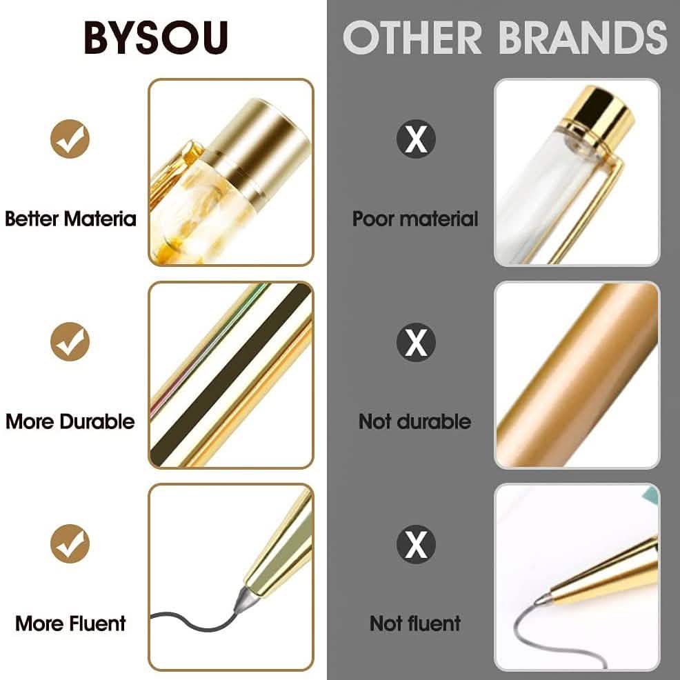 5-Piece: Bling Dynamic Liquid Ballpoint Pens School, Office & Art Supplies - Tophatter Daily Deals