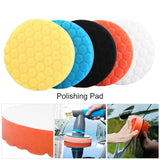 5-Piece: Car Polishing Sponge Pads Automotive - Tophatter Daily Deals