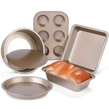 5-Piece: Nonstick Bakeware Set Kitchen Tools & Gadgets - Tophatter Daily Deals