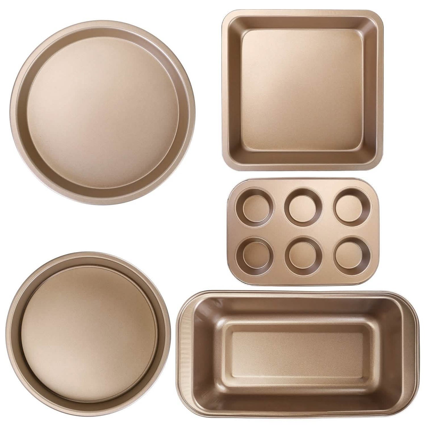 5-Piece: Nonstick Bakeware Set Kitchen Tools & Gadgets - Tophatter Daily Deals