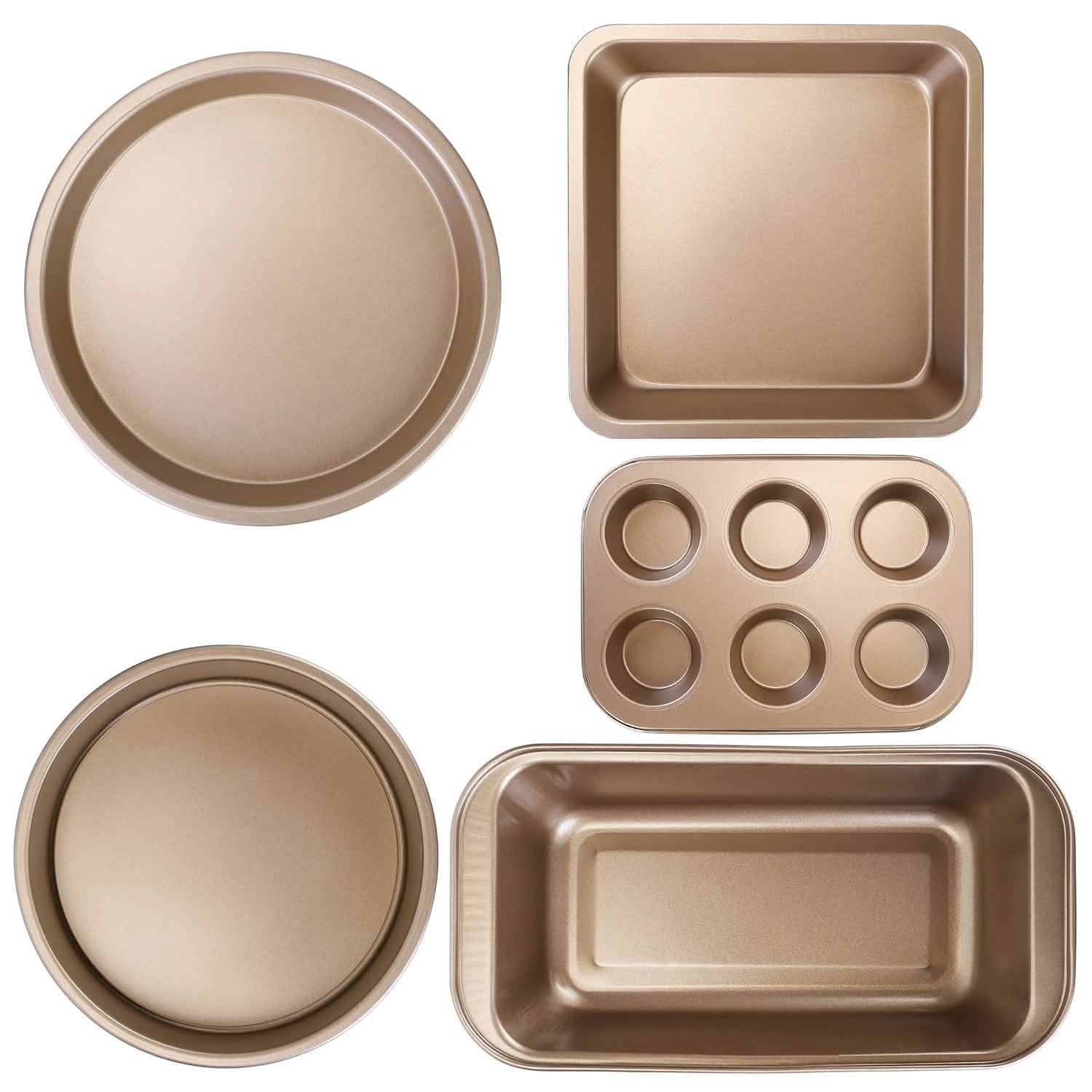 5-Piece: Nonstick Bakeware Set Kitchen Tools & Gadgets - Tophatter Daily Deals