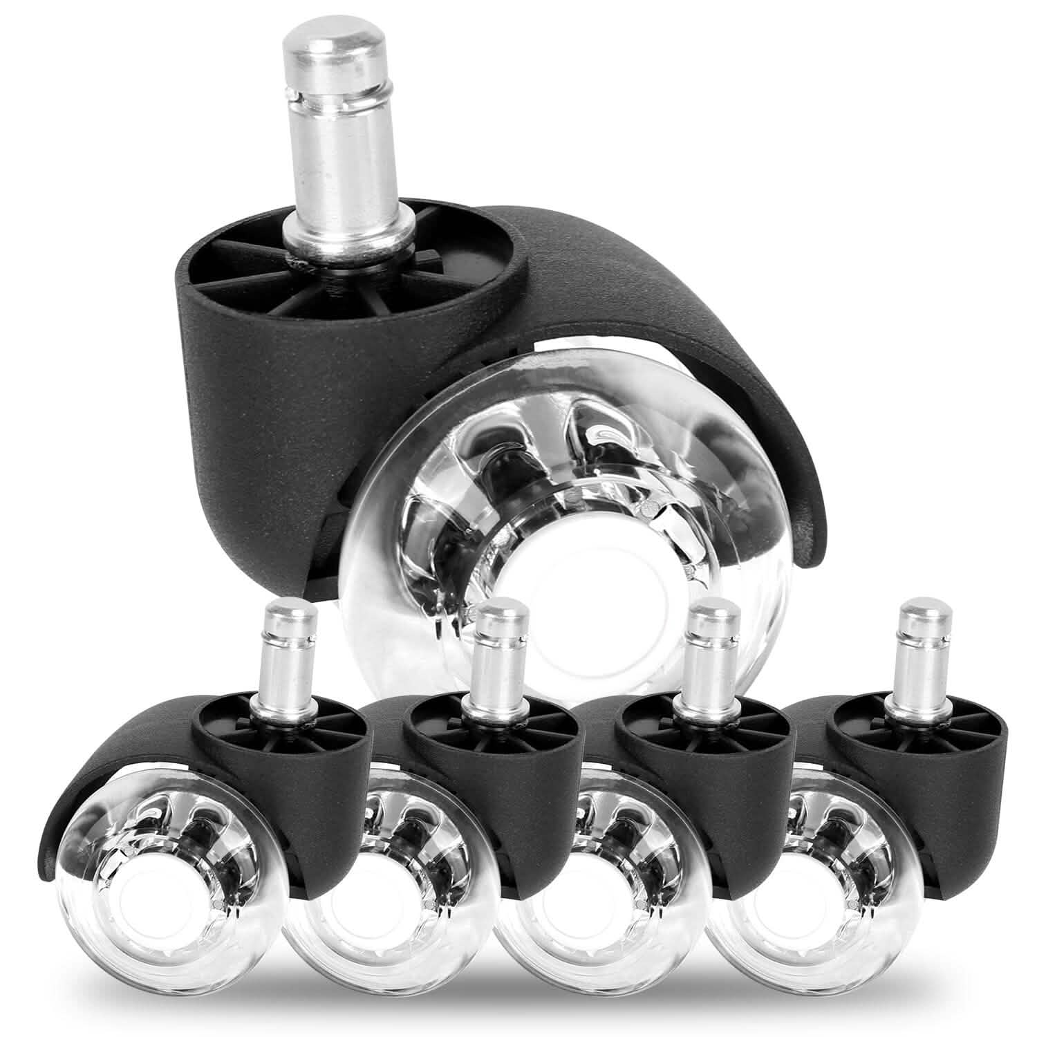 5-Piece: Office Chair Wheels Replacement School, Office & Art Supplies - Tophatter Daily Deals