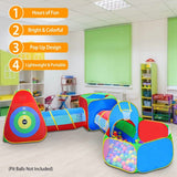5-Piece: Pop Up Playhouse Kids Ball Pit Tents Toys & Games - Tophatter Daily Deals