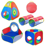 5-Piece: Pop Up Playhouse Kids Ball Pit Tents Toys & Games - Tophatter Daily Deals