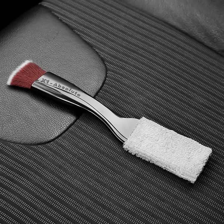 5-Piece: Soft Bristle Air Conditioner Cleaning Brush Tool Black Automotive - Tophatter Daily Deals