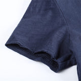 5 Piece T Shirt Men Casual Cotton Slim Fit V-neck Men T-Shirts - Tophatter Daily Deals