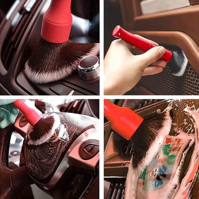 5-Piece: Ultra Soft Non-Scratch Car Detailing Brush Automotive - Tophatter Daily Deals