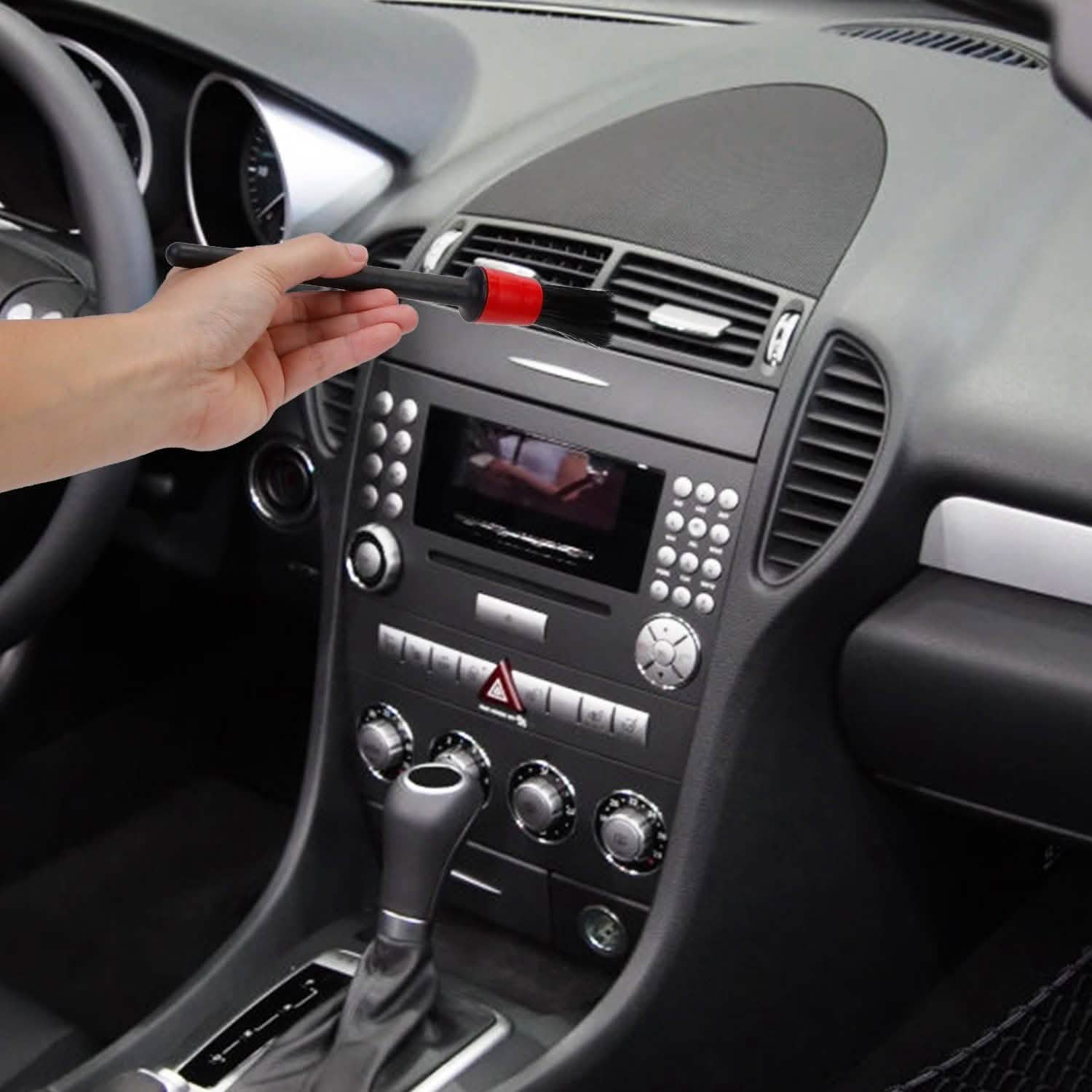 5-Pieces: Car Detailing Brush Set Automotive - Tophatter Daily Deals