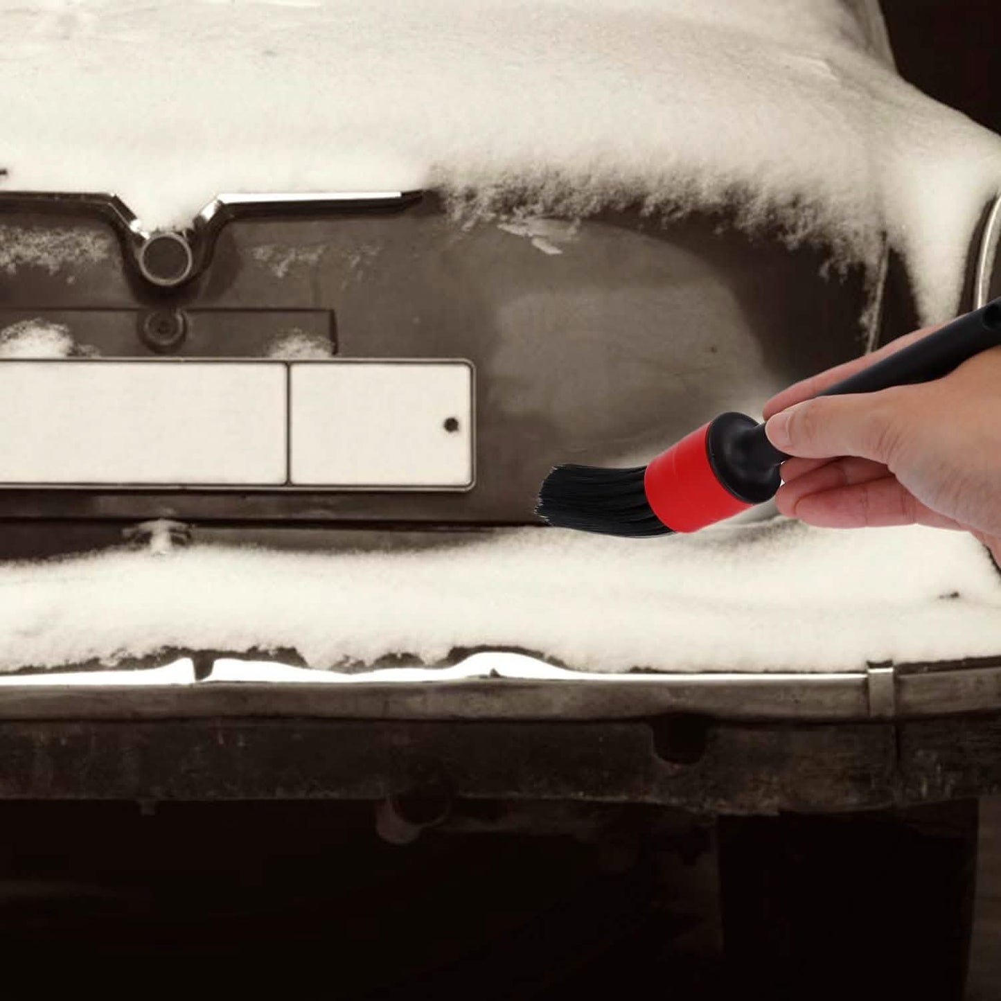 5-Pieces: Car Detailing Brush Set Automotive - Tophatter Daily Deals